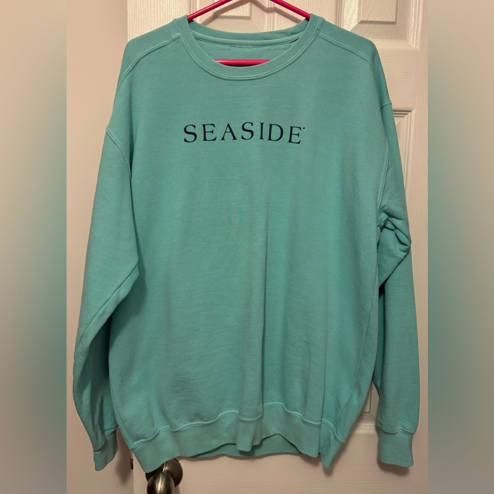 NWOT Unisex Seaside Crewneck Sweatshirt *Mint Color* Size Large